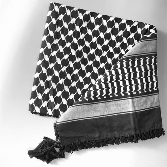 Inversed Black & White Keffiyeh