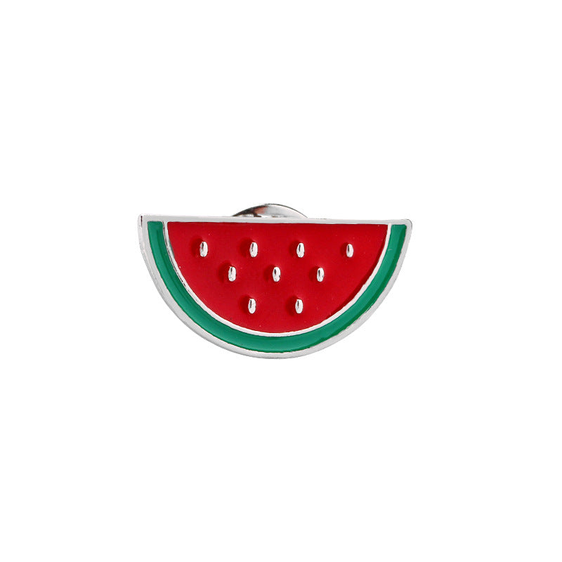 Watermelon - Shaped Badge Pin