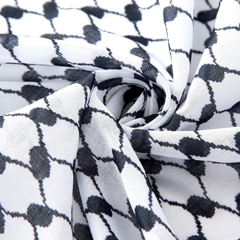 Black & White Keffiyeh - Kites 4 Palestine