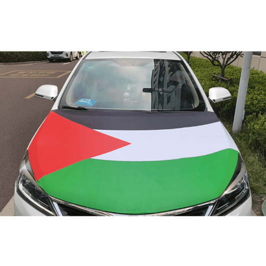 Palestine Car Bonnet Hood Cover Flag (110x150cm) - Kites 4 Palestine