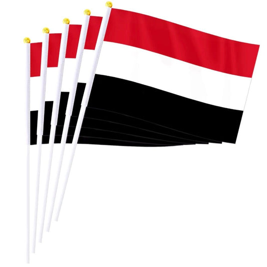 Small Yemen Flag with Pole - Kites 4 Palestine